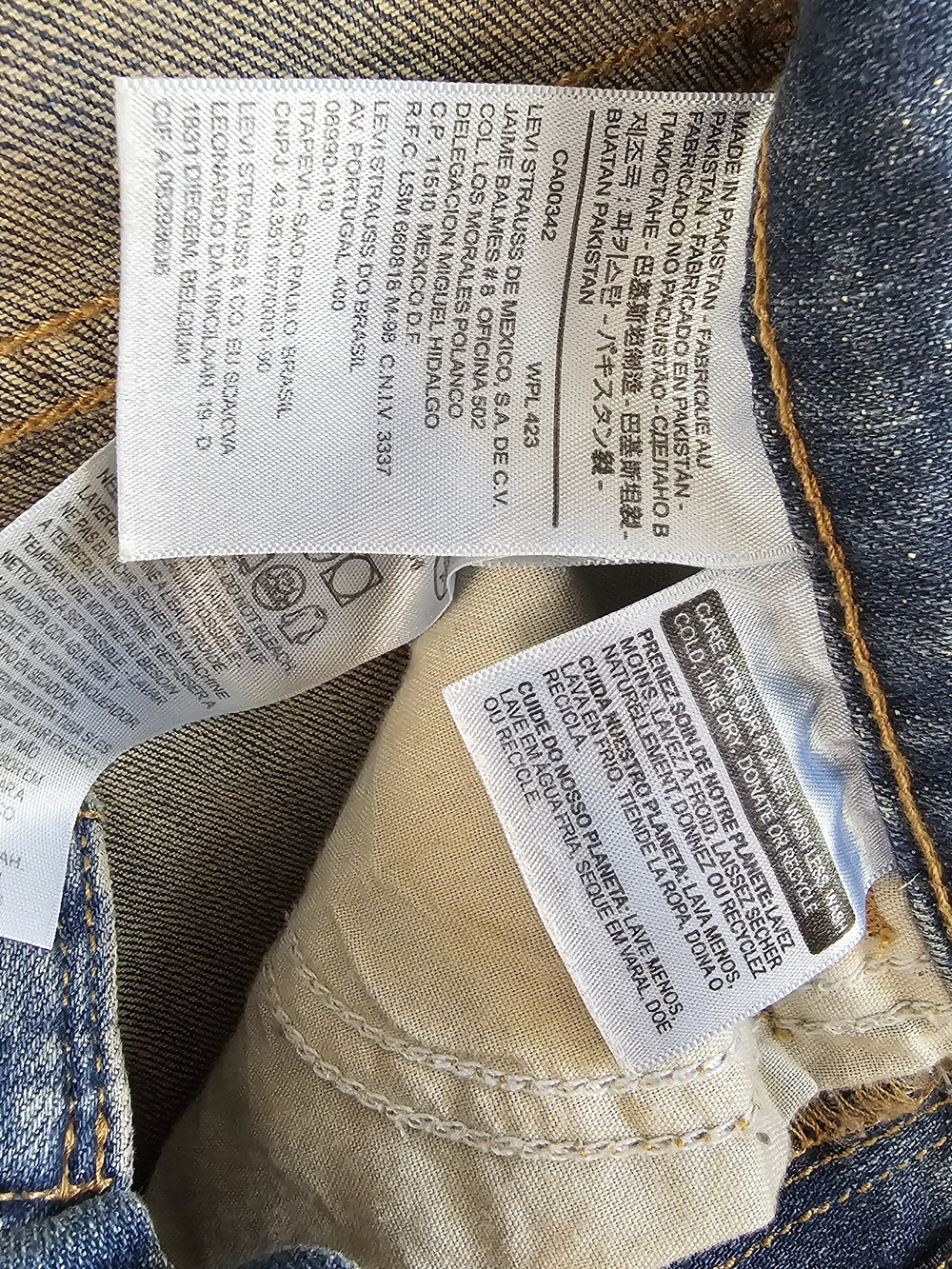 LEVI'S Faded Distressed High Rise Skinny - Picture 8 of 8